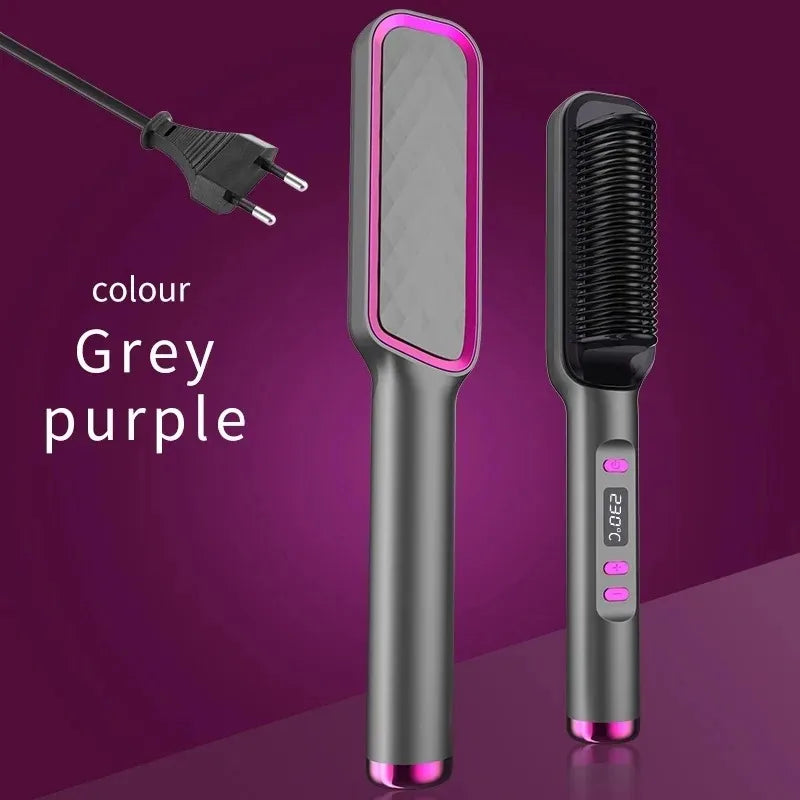 Electric Hot Comb Hair Straightener