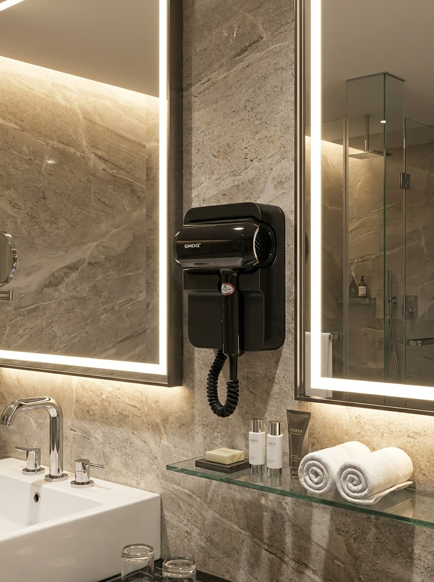 Wall-Mounted Hair Dryer 1300W 110V/220V - hero