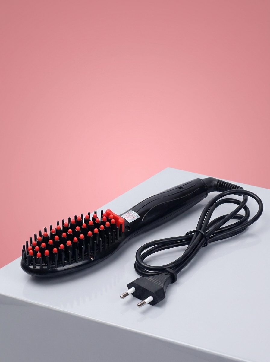 Electric Hair Straightener Comb Brush - hero