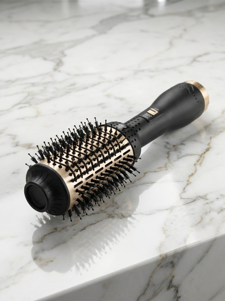 Hot Air Brush Anti-Frizz Straightener - hero