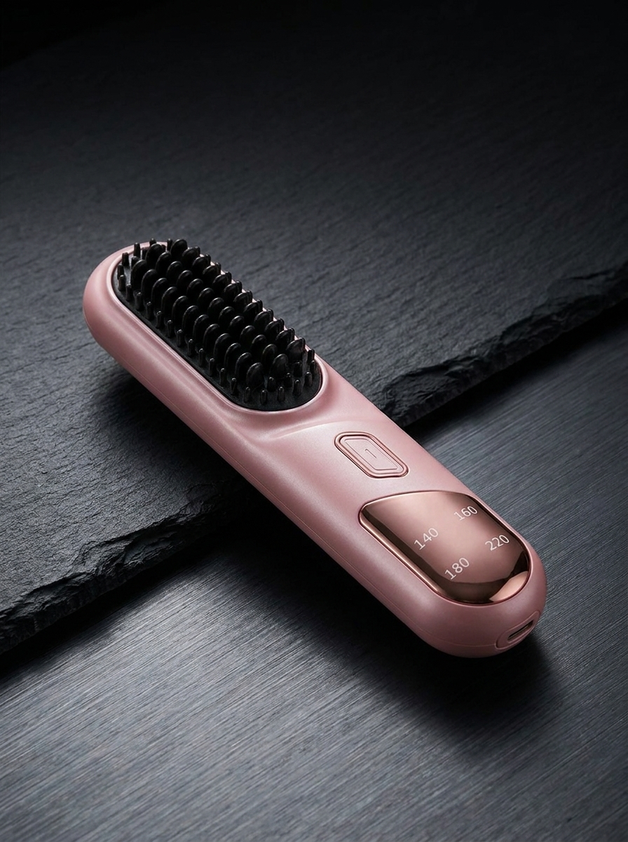 Cordless Beard Straightener Brush - hero