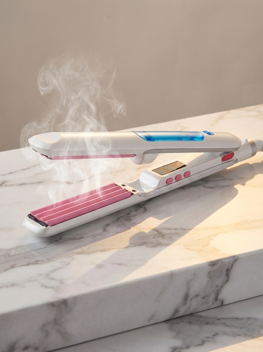 3D Steam Hair Straightener Flat Iron - hero
