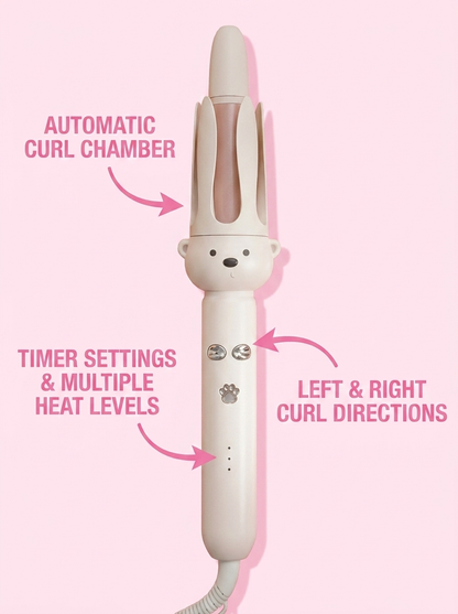 Rosétek Automatic Curler - infographic