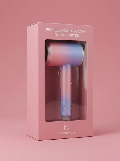 Professional Negative Ion Hair Dryer - packaging