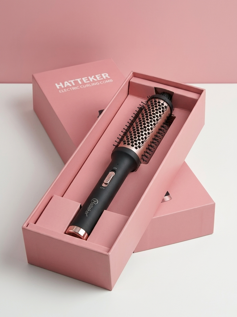 Electric Curling Comb Hair Roller - packaging