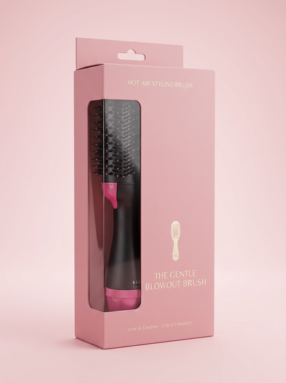 BLUTOOL Hot Air Brush Hair Dryer - packaging