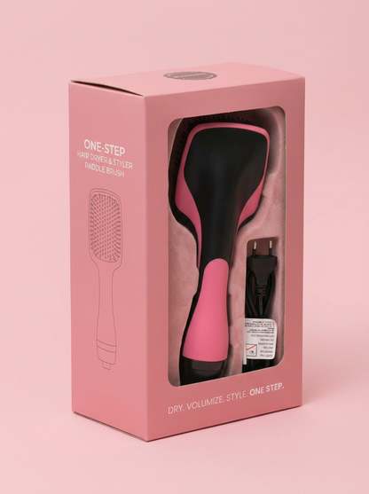 One-Step Hair Dryer Brush & Comb - packaging