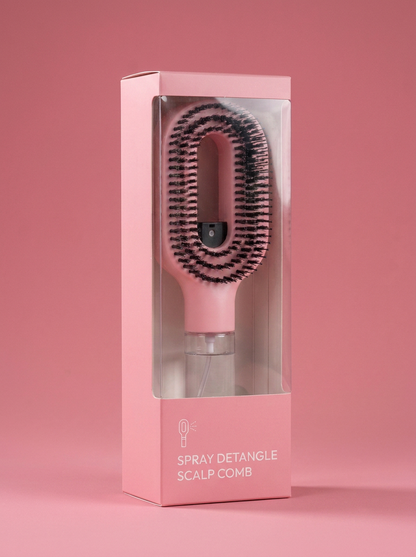 2-in-1 Spray Detangling Scalp Comb - packaging