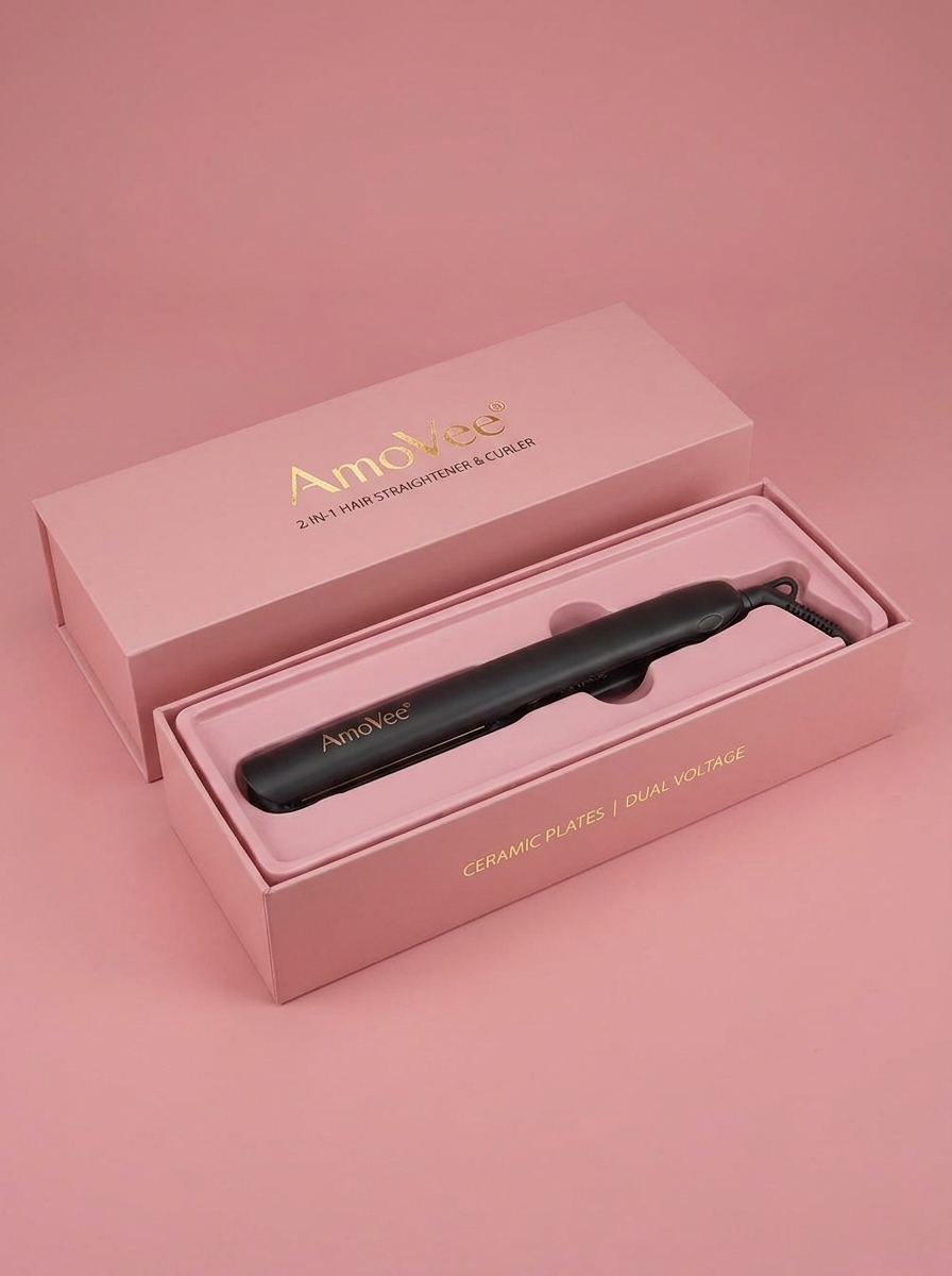 2-in-1 Hair Straightener and Curler 15s - packaging